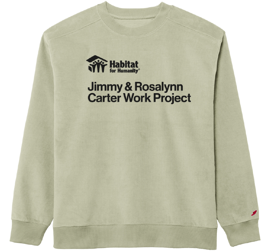 Raised Embroidery Event ID Cord Crewneck