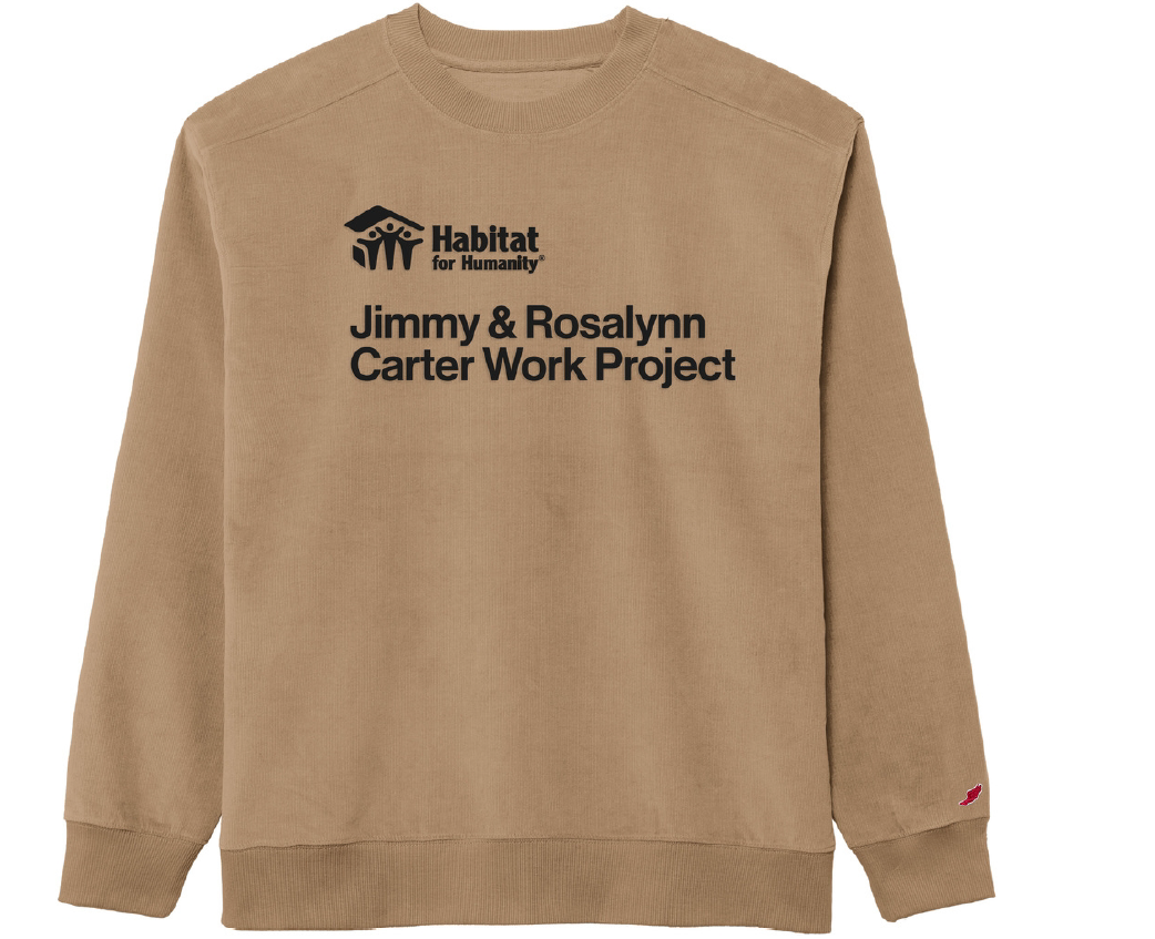 Raised Embroidery Event ID Cord Crewneck