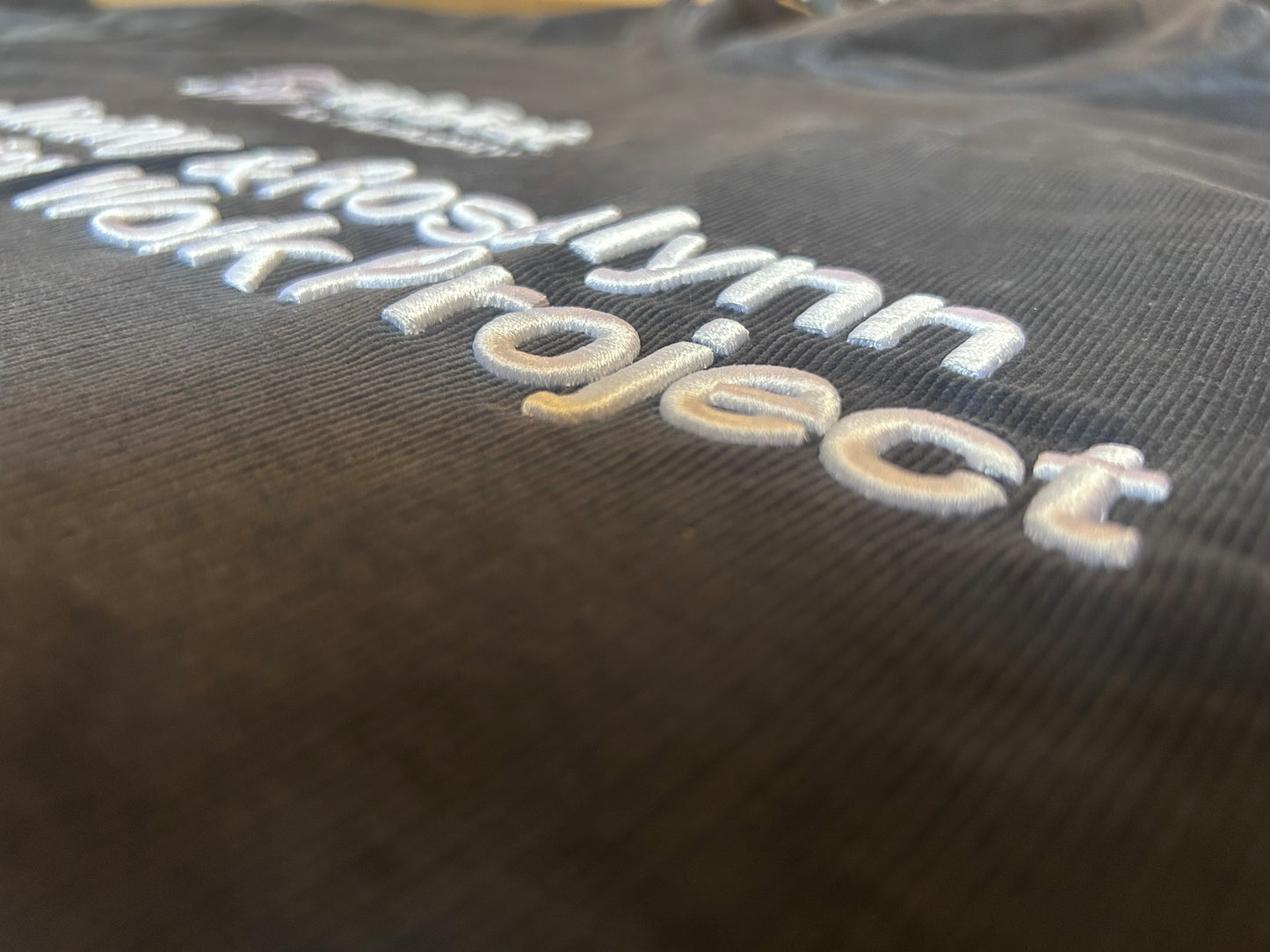 Raised Embroidery Event ID Cord Hoodie