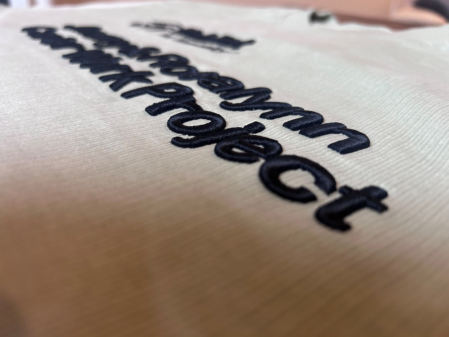Raised Embroidery Event ID Cord Crewneck