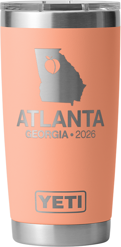 20oz YETI Tumbler ATL Design