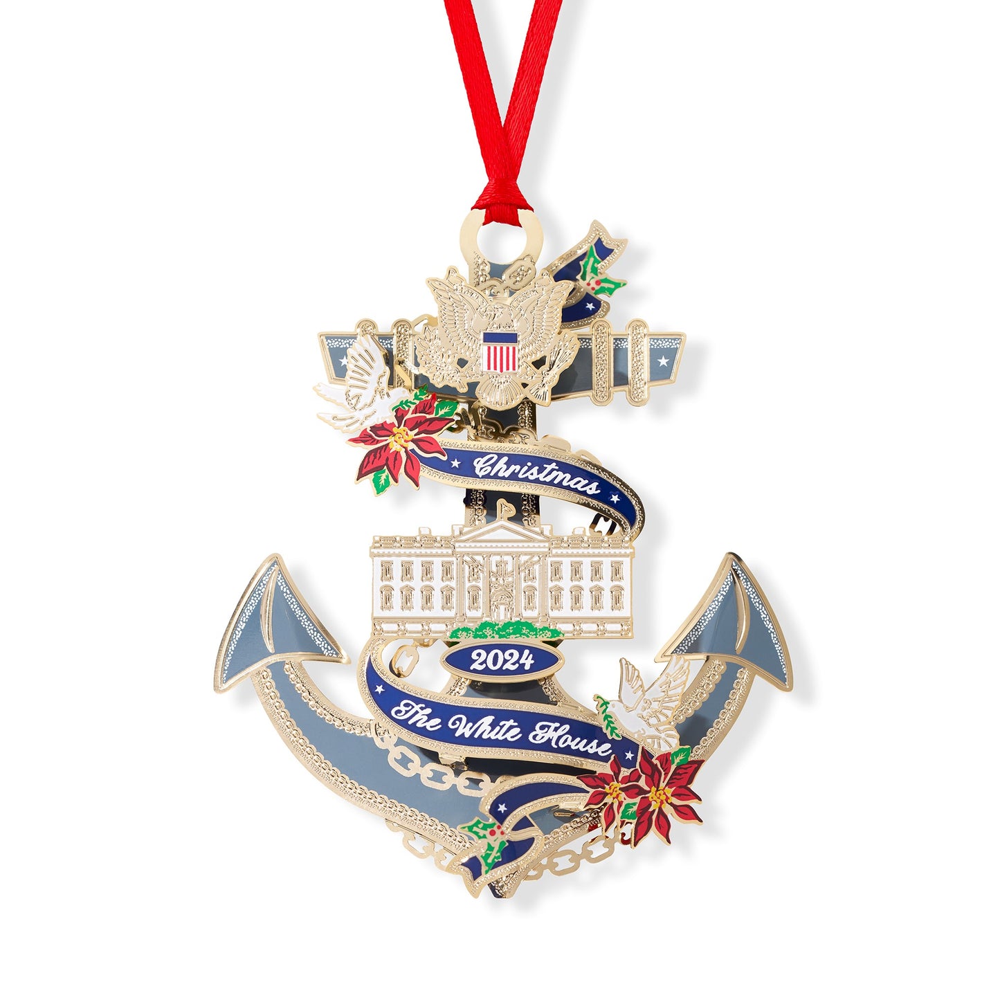 Official 2024 White House Ornament honoring President Carter