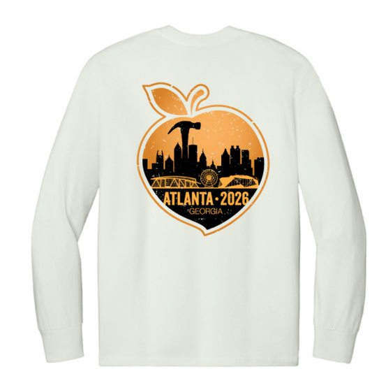 Peach ATL Skyline Long sleeve T-Shirt